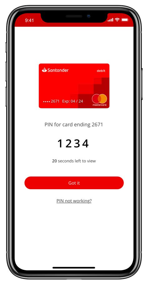 contactless bank card santander|Santander change pin.